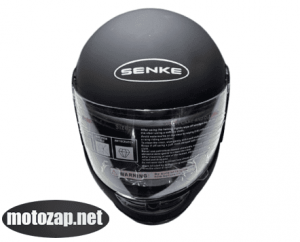 Шолом SENKE чорно-матовий закритий з бородою WF-01 (дешевий)