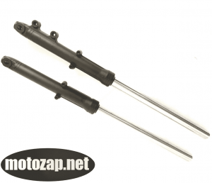 Амортизатор передній мопед Alpha NEV дискове гальмо (наш) d=27mm L=650mm к-кт 2 шт