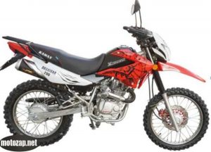4.Мотоцикл ЕНДУРО КАМАХ SP200D-4 200куб, 19/18-колеса шип.