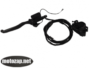 Гальмо заднє в зборі: машинка верхня з супортом з шлангом електроскутер EkoKAYA YB2000DT-41