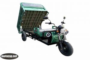 5.Електротрицикл вантажний 1800W FADA БІЗОН 72V 58Ah, розміри кузова 1800*1300*550