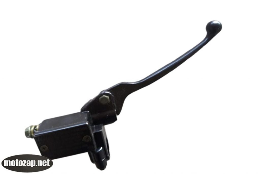 Машинка гальмівна права без кріплення зеркала Пітбайк