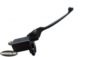 Машинка гальмівна права без кріплення зеркала Пітбайк