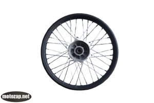 Диск заднього колеса 18 спиця металевий ЕНДУРО KAYA 512-412 18*12,15 (6 болт кріпл. зірочки, чорний)