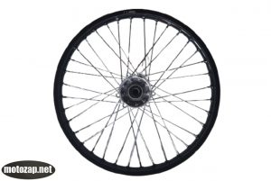 Диск переднього колеса 21 спиця алюмінієвий ЕНДУРО KAYA612 (чорний) 6 болтів кріпл. гальм. диска