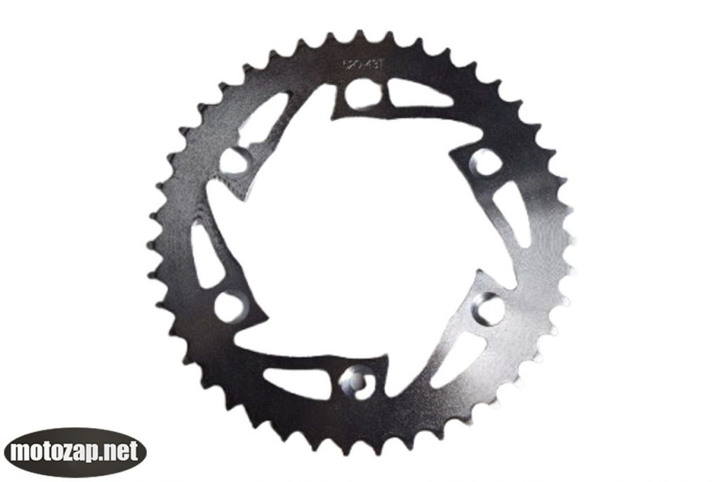 Зірочка задня ЕНДУРО KAYA CRF спиця колесо 6 отворів 520*43 D=125/150 (45сталь)