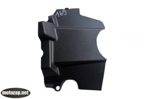 Кришка передньої зірочки мотоцикл KAYA 412 (чорна) двигун 169