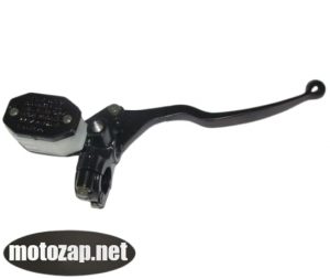 Машинка гальмівна права мотоцикл CG/CB Viper (білий бачок)