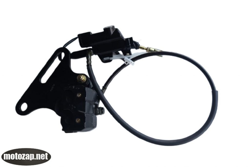 Гальмо заднє в зборі ЕНДУРО KAYA 512-412 машинка нижня з супортом з шлангом