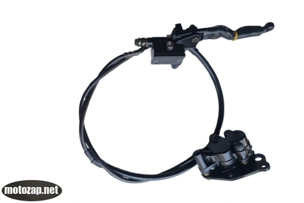 Гальмо переднє в зборі ЕНДУРО KAYA 512-412 машинка верхня з супортом з шлангом