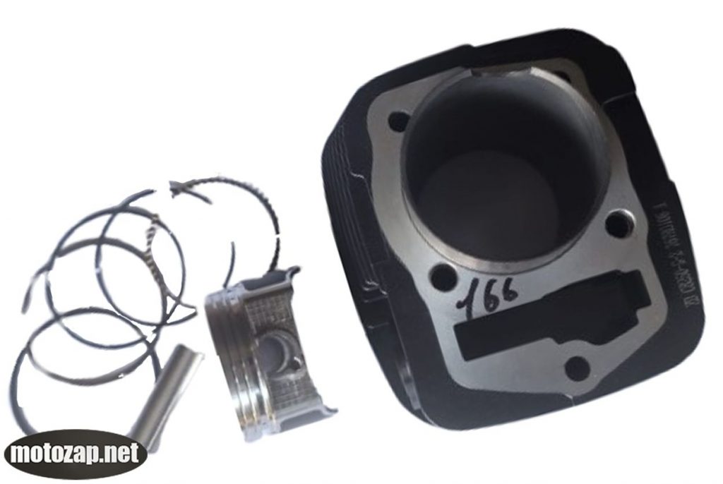 Поршнева (ЦПГ) Циліндр з поршнем мотоцикл ЕНДУРО KAYA 412 66мм ZS166FMM