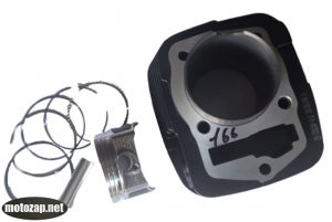 Поршнева (ЦПГ) Циліндр з поршнем мотоцикл ЕНДУРО KAYA 412 66мм ZS166FMM