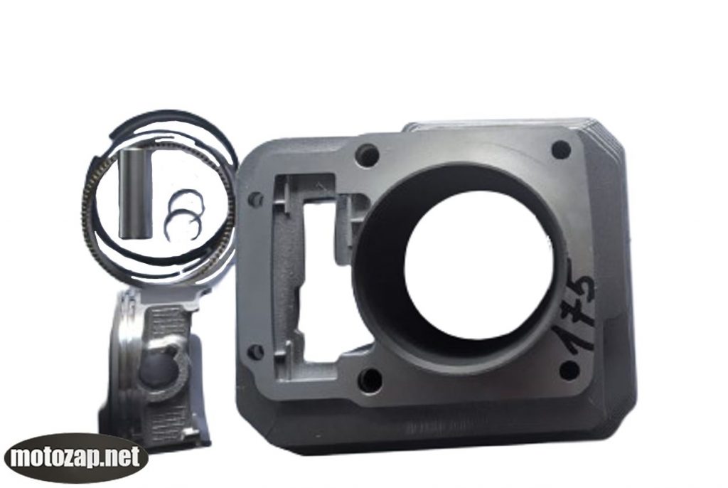 Поршнева (ЦПГ) Циліндр з поршнем мотоцикл ЕНДУРО KAYA 512 75мм ZS175FMM (тефлон)