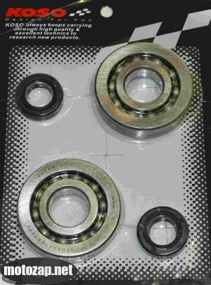 Підшипники колінвала скутер HONDA DIO AF18/27  к-кт 2 шт з сальниками