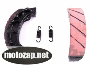 Колодки гальмівні барабан Червоні Alpha Delta Active скутер 50/80куб