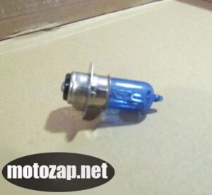 Лампа фари P15D 1 вус галоген Alpha Delta Active синя на блістері