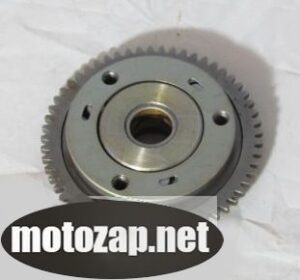 Обгінна муфта з шестернею (маховик) мотоцикл CG/CB 125/150куб (3 ролики)