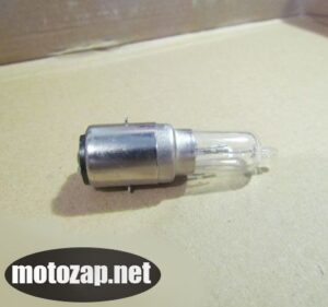 Лампа фари BA20D біла галоген на блістері