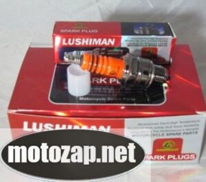 Свічка LUSHIMAN 2Т E6TC (Нікелевий сплав) M14*1.25 12.7mm червона