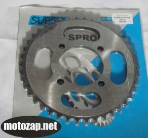 Зірочка задня MUSSTANG SUPER 428*42 d=64/83mm 4 отвора 45 сталь