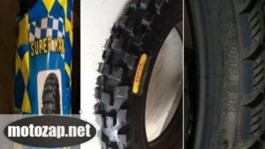 Покришка Тайвань SUPER 3.00-21 ТТ КРОС 5 шарів високий шип кубики 15мм