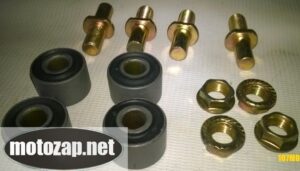 Сайлентблоки 4 шт з болтами заднього колеса мотоцикл (спиця)