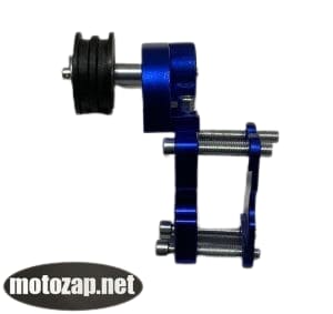 Ролик натягувач приводного цепа з кріпленням з пружиною