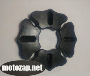 Резинки демпферні Мотоцикл 18 диск (чорні) MUSSTANG SHINERAY 150/200куб