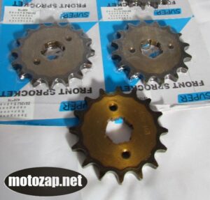 Зірочка передня мотоцикл CG/CB 150/200куб гартована 428*15 (кальона)