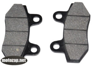 Колодки гальмівні (диск) 2-х поршневий супорт без вух скутер, мотоцикл