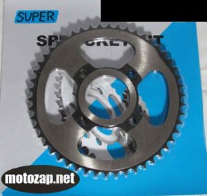 Зірочка задня Ендуро спиця колесо 4 отвора SUPER 428*43 D=58/86 LIFAN LF200 CiTiR (45сталь)