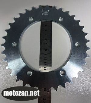 Зірочка задня SENKE NEW SK200-12 428*41 6 отворів діаметр отвора 110мм